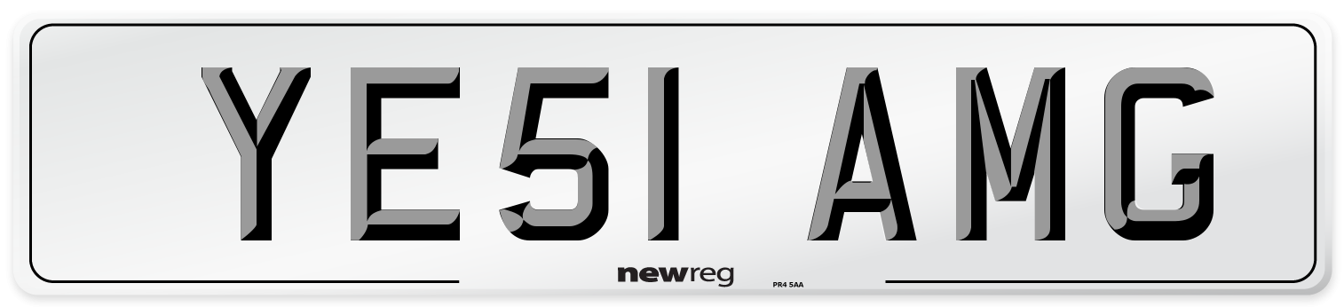 YE51 AMG Number Plate from New Reg